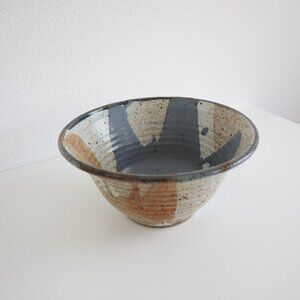 Handmade Studio Pottery Large Stoneware Bowl